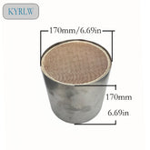 170*170mm DOC with Metal Shell Premium Diesel Oxidation Catalyst Enhanced Durability Reduced Emissions Improved Engine Performance