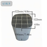 High Performance 122*122*190mm Silicon Carbide DPF Honeycomb Core Durable Exhaust Emission Control Diesel Particulate Filter