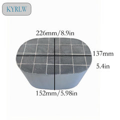 226*137*152mm High Quality New Low Pressure Loss Catalytic Diesel Particulate Filter Universal Purpose Truck Silicon Carbide DPF