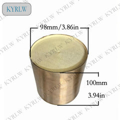 High-Flow Metal Catalytic Converter Honeycomb Structure