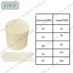 High Flow Catalytic Converter Ceramic Three-Way Catalyst (TWC)