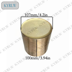 Metallic Three-Way Catalyst Honeycomb Structure