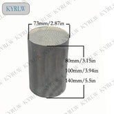 Motorcycle Exhaust Systems Metal Catalyst honeycomb Run Cleaner with Metal Catalyst Core Integration