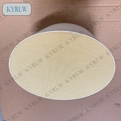 Universal oval 165*116*105mm 400CPSI catalyst euro 3/4/5/6 Exhaust systems Ceramic honeycomb catalytic converter fuel car