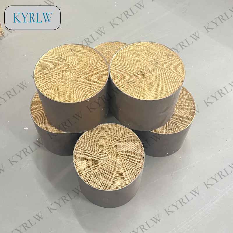Exhaust System Reliable Metal Substrates for Performance Car Emission Control Systems 136*100mm 100/200CPSI