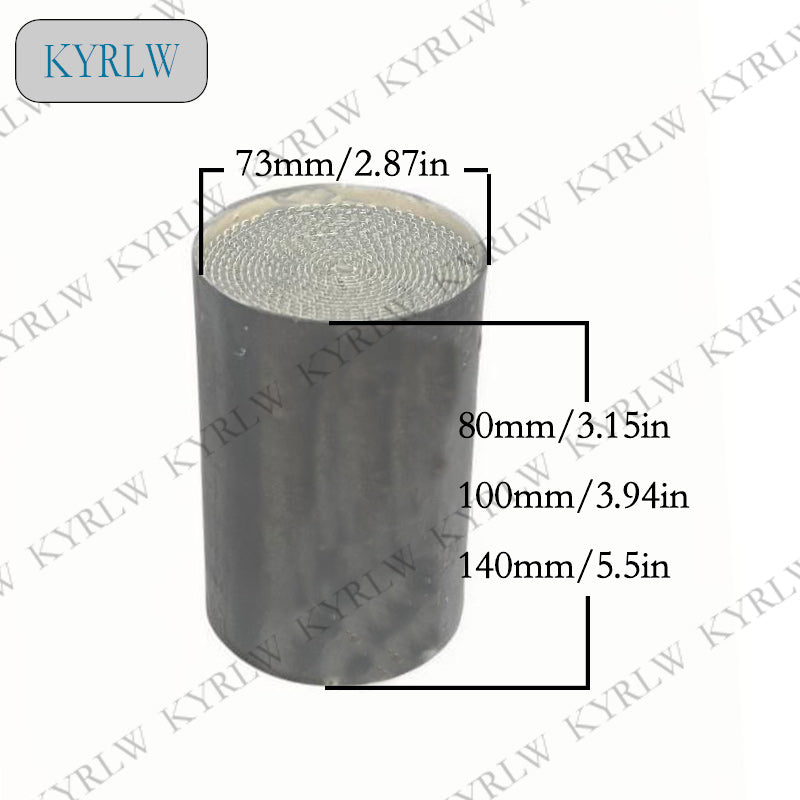 Motorcycle Exhaust Systems Metal Catalyst honeycomb Run Cleaner with Metal Catalyst Core Integration