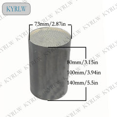 Motorcycle Exhaust Systems Metal Catalyst honeycomb Run Cleaner with Metal Catalyst Core Integration